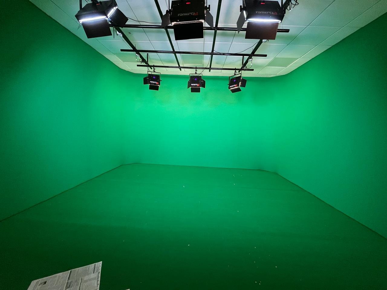 Lighting Grid and Teleprompter